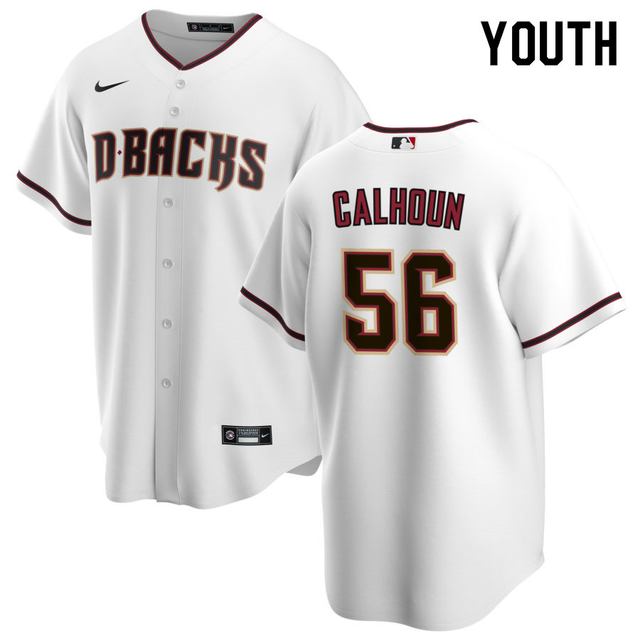 Nike Youth #56 Kole Calhoun Arizona Diamondbacks Baseball Jerseys Sale-White